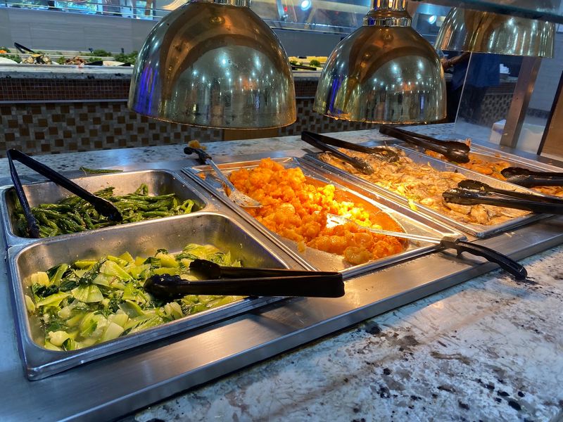More Than 100 Items Fill The Buffet