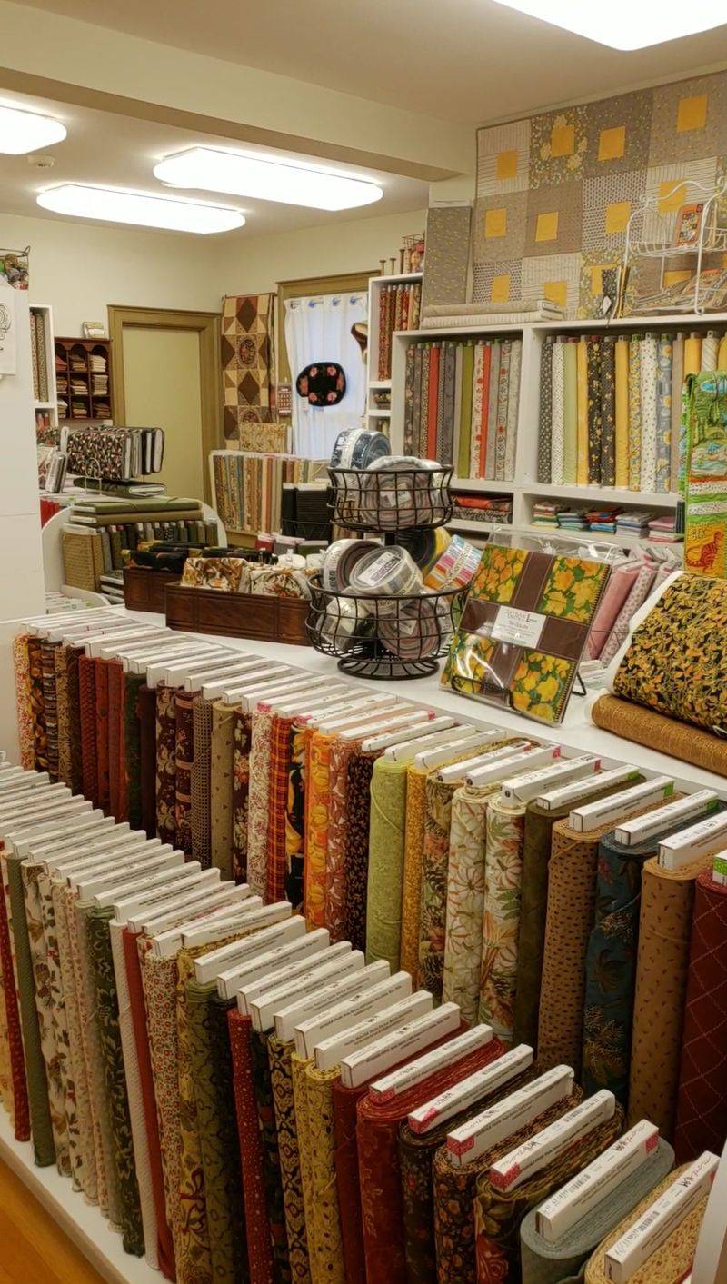 A Quilt Shop Filled With Thousands Of Fabrics