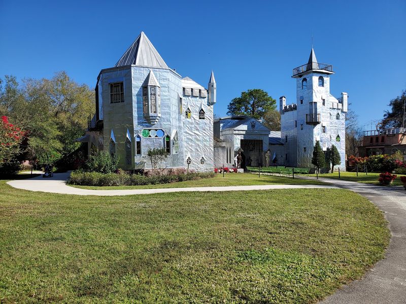 A Castle Built From Newspaper Plates