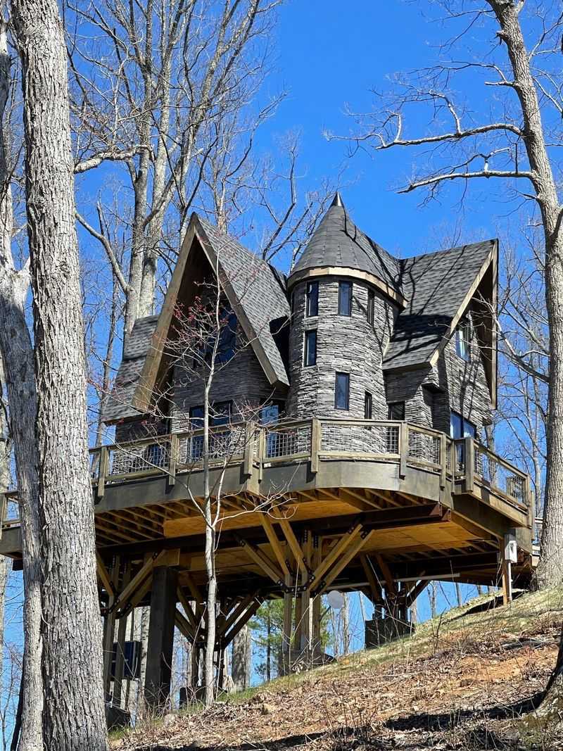 This Magical North Carolina Treehouse Lets Muggles Live Like Wizards For A Night - Decor Hint A Storybook Treehouse Makes The Overnight Stay Feel Like Stepping Into Another World