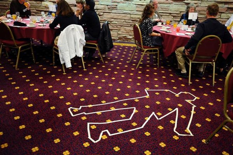 This North Carolina Dinner Show Turns Dinner Into A 2.5-Hour Investigation Mystery - Decor Hint Walk In For Dinner And Realize The Mystery Has Already Started