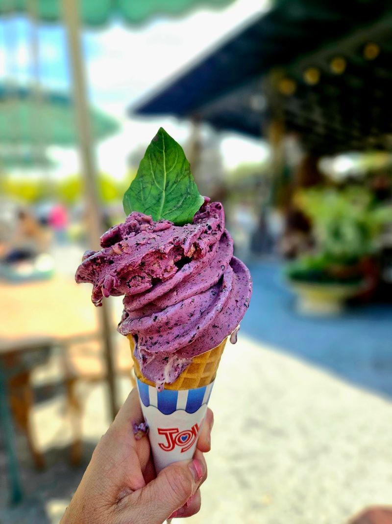 Start With The Blueberry Basil Ice Cream Before Curiosity Gets The Better Of You