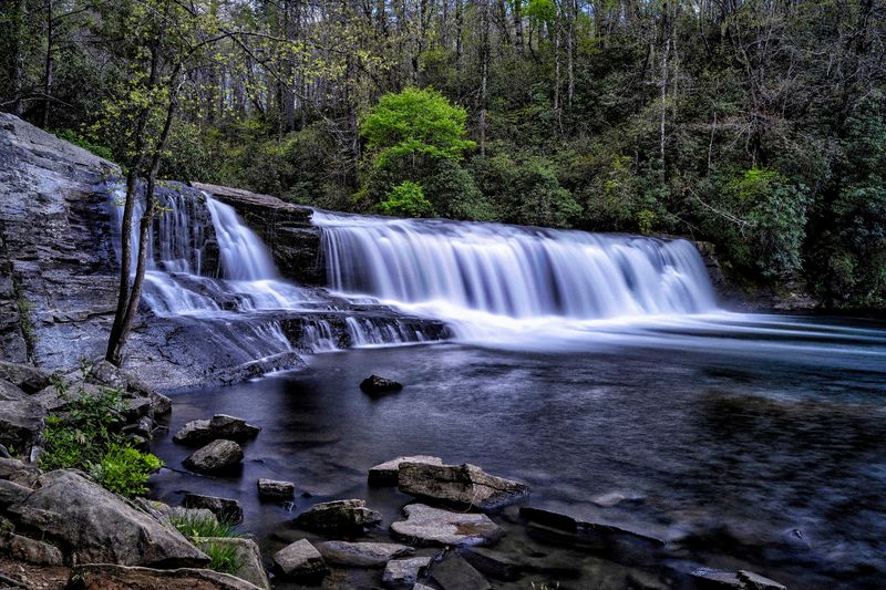 Follow The Short Trail To A Waterfall That Looks Almost Tropical