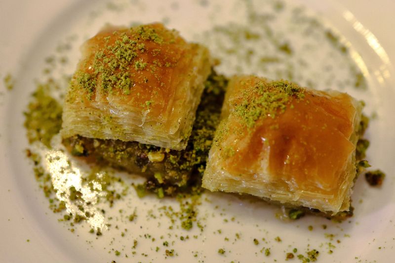 Start With A Piece Of Pistachio Baklava Before You Browse