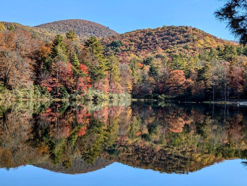 A Mountain Lake Built By Hand In The 1930s