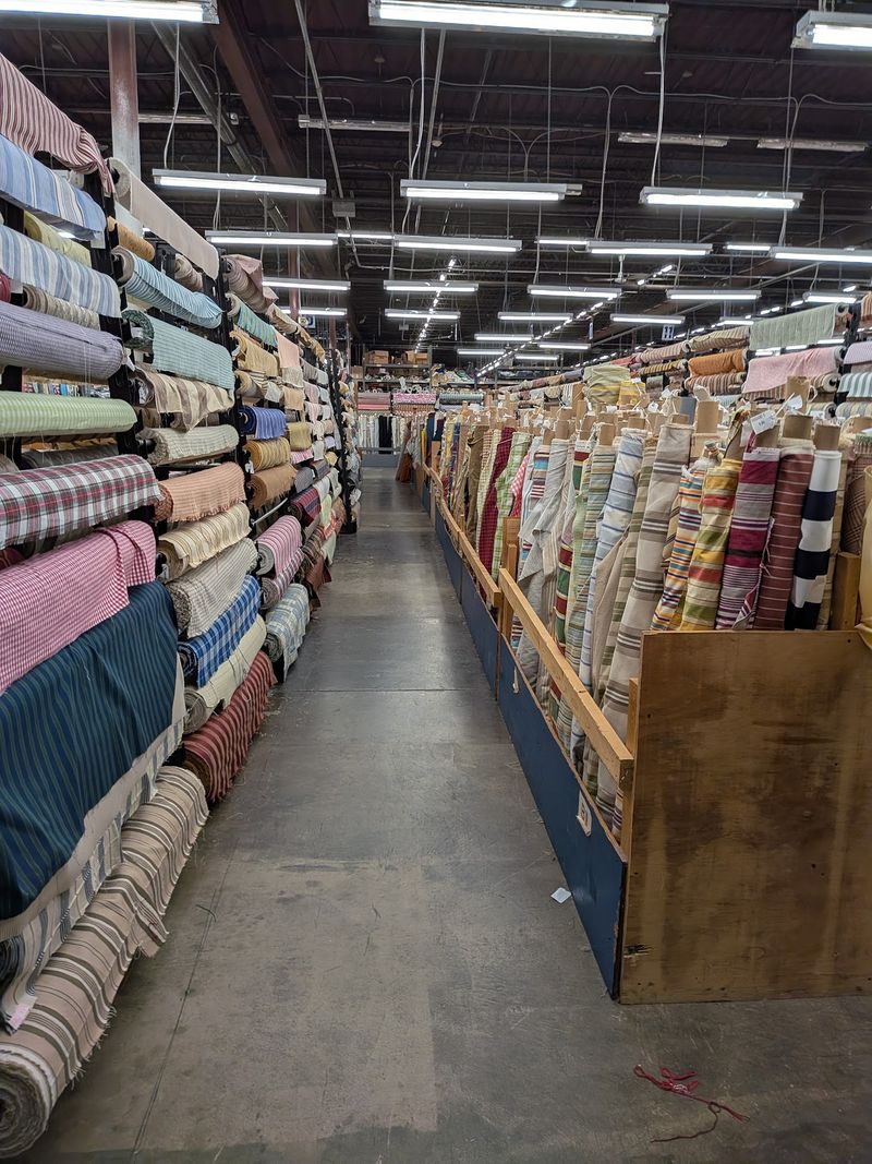 This Unassuming Massachusetts Fabric Store Is Packed With Vintage-Inspired Prints - Decor Hint A Warehouse That Hides Behind A Plain Front Door