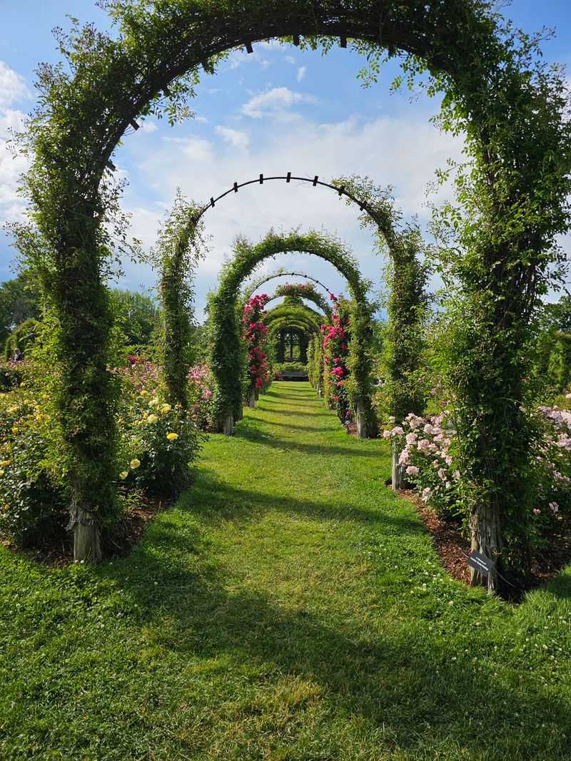 Stone Arches Give The Garden Its Signature Look