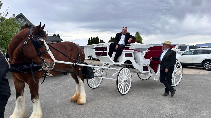 Old-Fashioned Carriages Make Even A Short Outing Feel Like Another Era