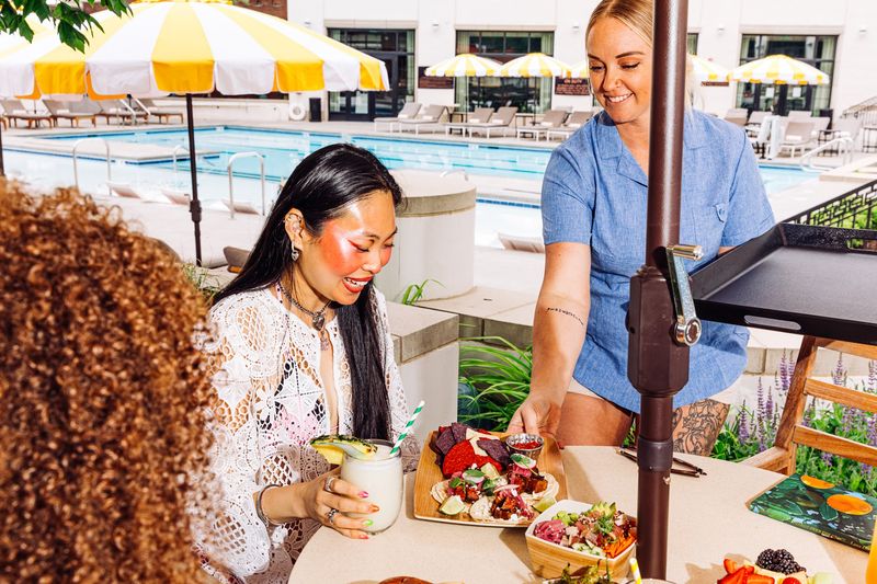 Stay For The Poolside Food And Summer Atmosphere