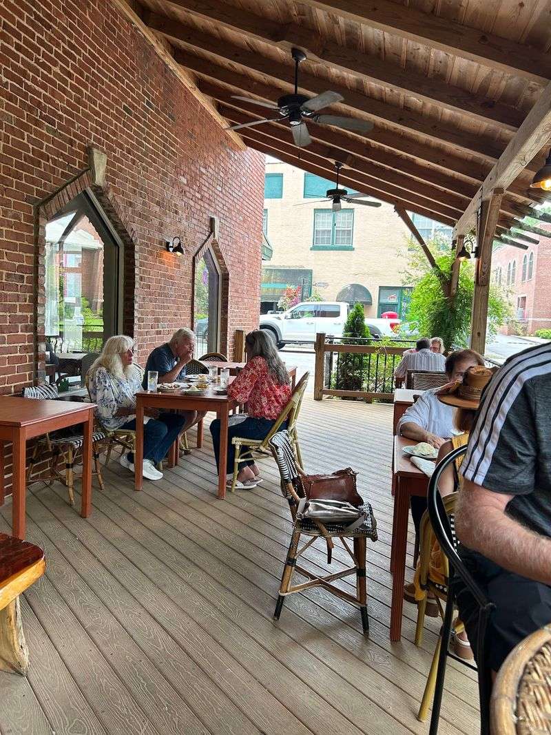 This Tiny-Town North Carolina Thai Cafe Comes With A Storybook Church View - Decor Hint Let The Small-Town Setting Slow The Meal Down A Little