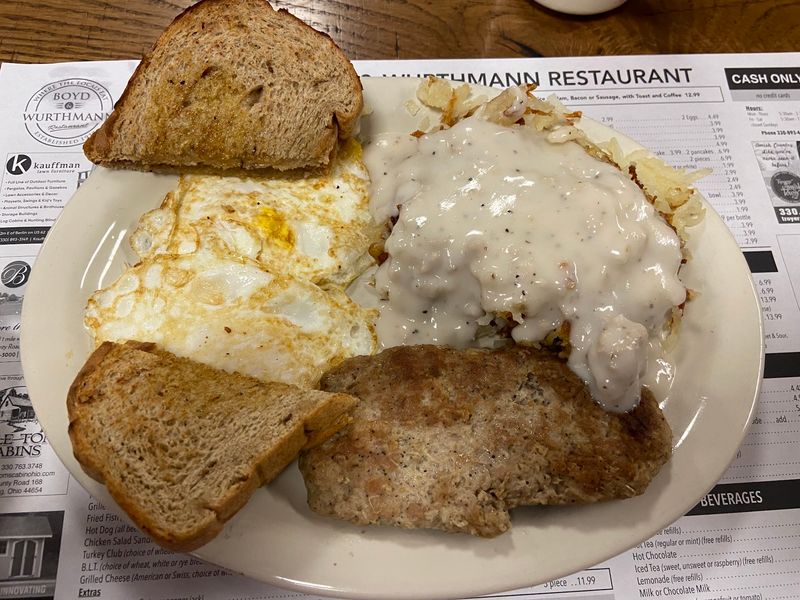 Sausage Gravy Over Biscuits Or Home Fries