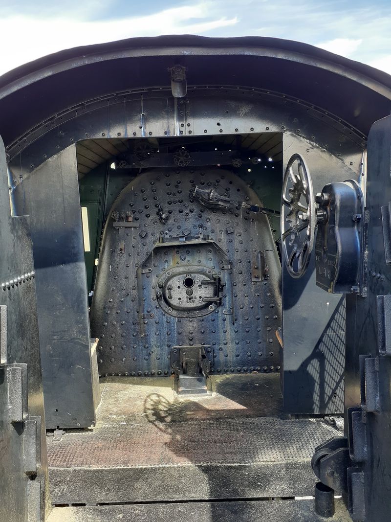 Climbing Into Steam Engine 606