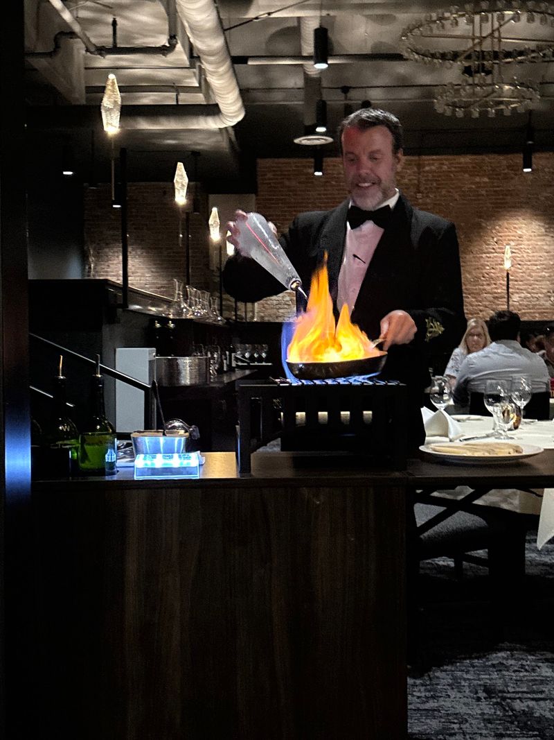 This Idaho Steakhouse Looks Like It Was Pulled Straight Out Of A James Bond Movie - Decor Hint You Can Watch Flames Leap From Tableside Dishes