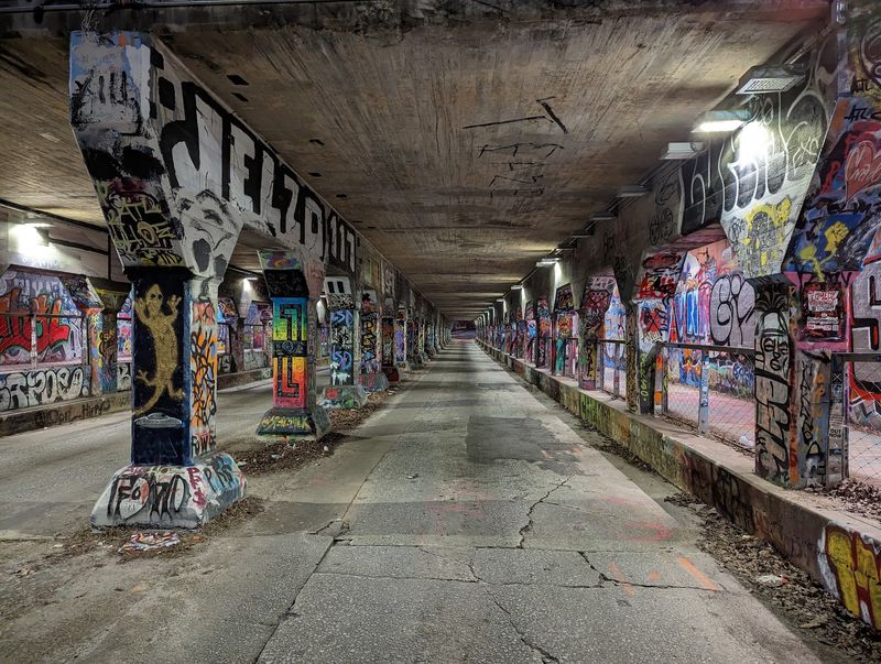 A Concrete Passage That Became A Public Art Gallery
