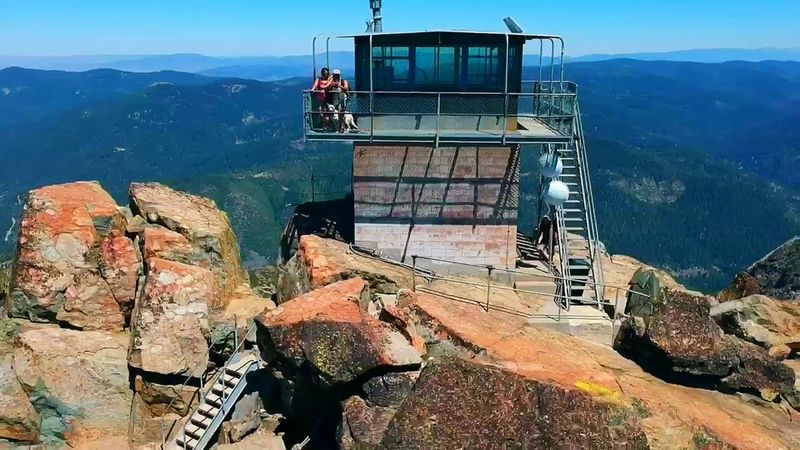 Climb Toward The Sierra Buttes Fire Lookout