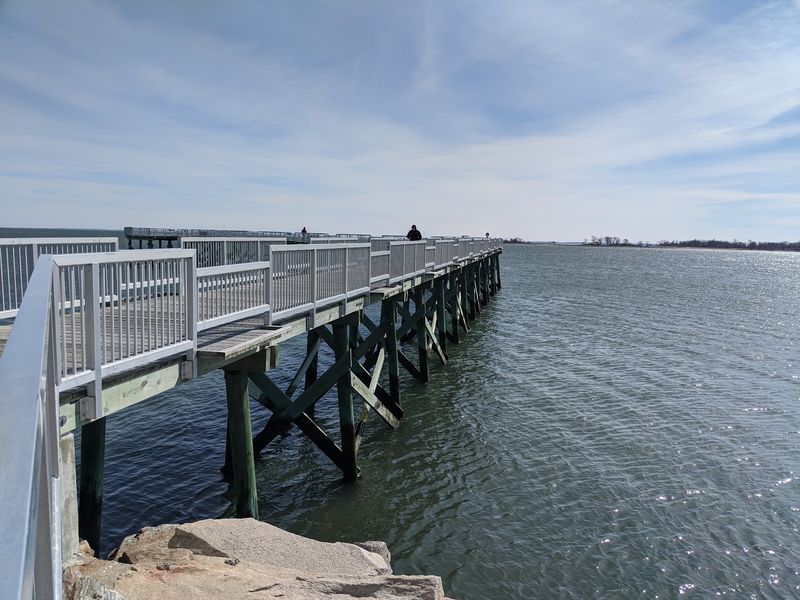 10 Connecticut Boardwalks, Piers, And Waterfront Walks Made For A Scenic Day Out - Decor Hint Calf Pasture Beach Fishing Pier, Norwalk