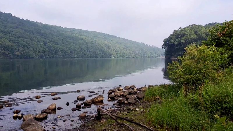 Rocky Banks Give Snakes Plenty Of Basking Spots