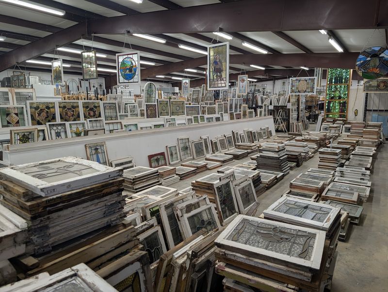 This Hidden North Carolina Shop Has More Than 10,000 Pieces Of Antique English Stained Glass - Decor Hint Give Yourself Time Because This Collection Is Enormous
