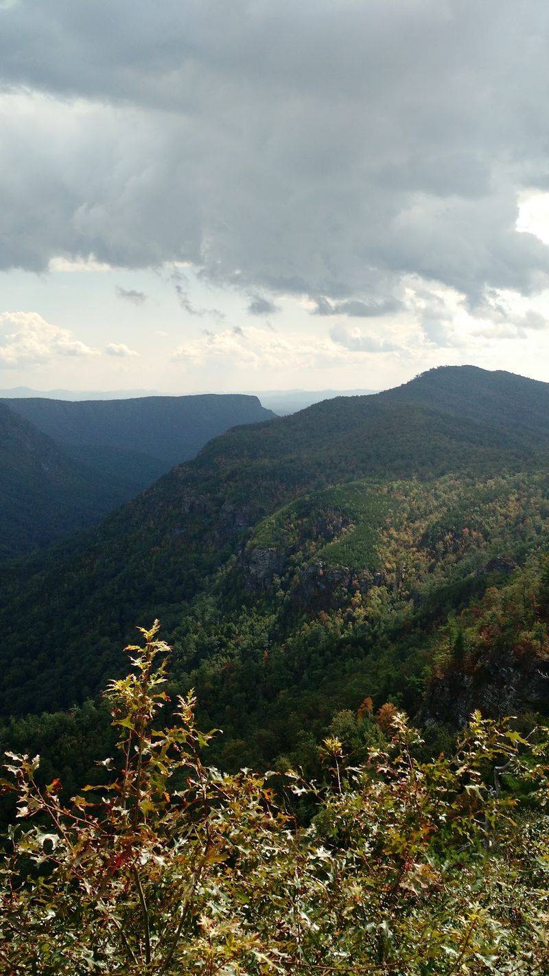Look Across To Some Of The Most Dramatic Cliffs In Western North Carolina