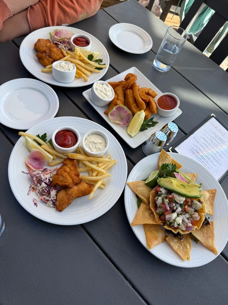 This California Seafood Restaurant Serves Fresh Shrimp With Stunning Morro Bay Views - Decor Hint Sauces Arrive on the Side, Not Poured Over