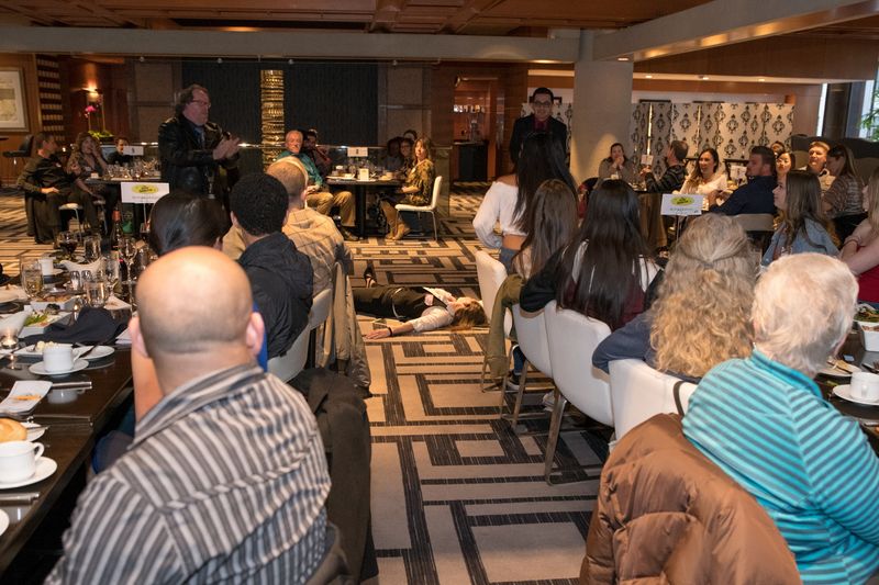 This North Carolina Dinner Show Turns Dinner Into A 2.5-Hour Investigation Mystery - Decor Hint Watch Suspicious Characters Move Through The Room Between Courses