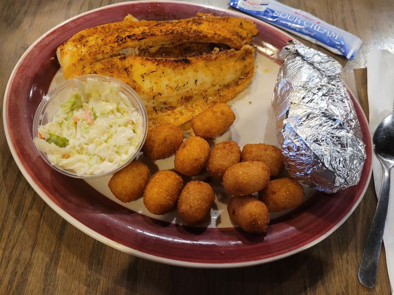 Add Hush Puppies And Fries For The Full Fried-Seafood Experience