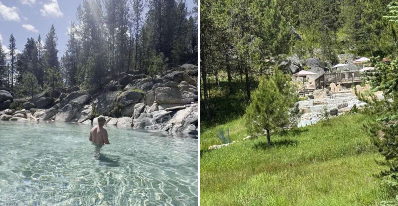 This Idaho Hot Spring Has 6 Forest Pools Ranging From 85°F To A Steamy 110°F