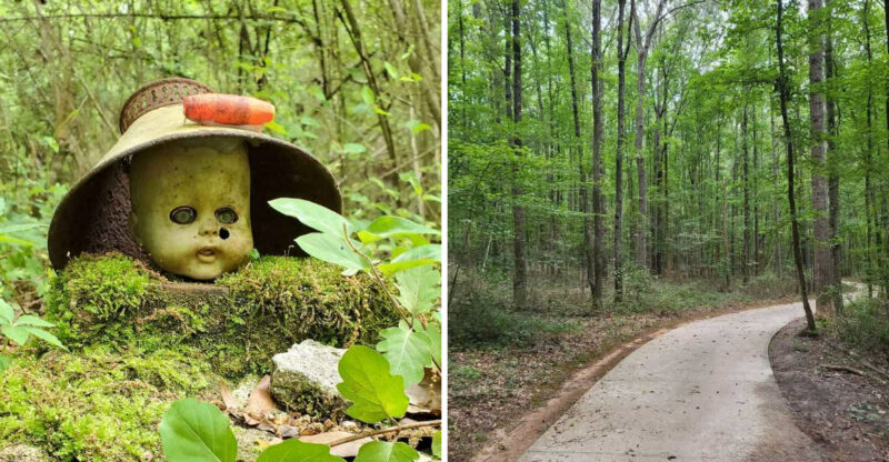 Visitors Drive From All Over Georgia To Hike This Delightfully Wacky Art Trail