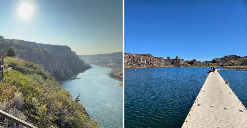 This Underrated Idaho Park Gets You A Giant Waterfall Hiking Trails And A Swimming Lake For Just $5