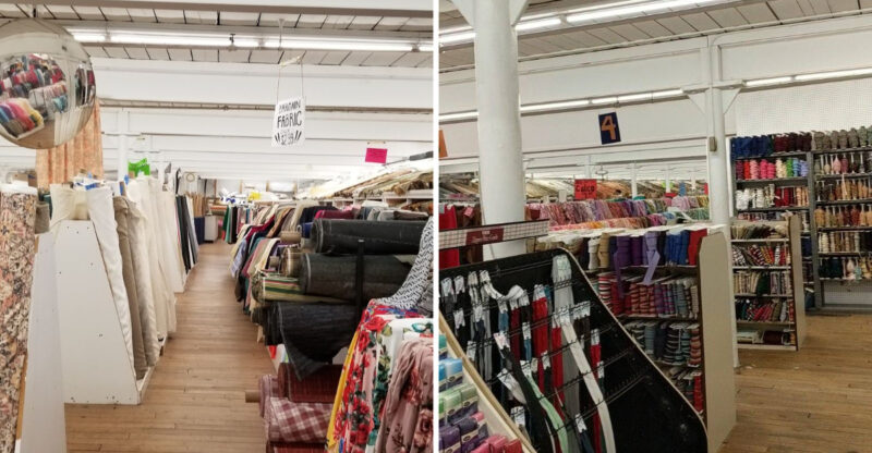 This Rhode Island Fabric Warehouse Is Packed With Retro Prints And Endless Rolls