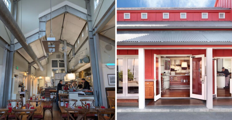 This Bright-Red California Barn Hides One Of Napa Valley’s Most Celebrated Brunch Spots