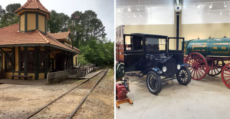 This Georgia Farm Village Has 35 Historic Buildings And Its Own Steam Train