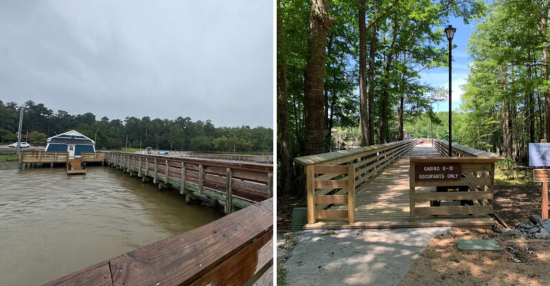 Spend The Night In A Waterfront Pier Cabin At This South Carolina State Park