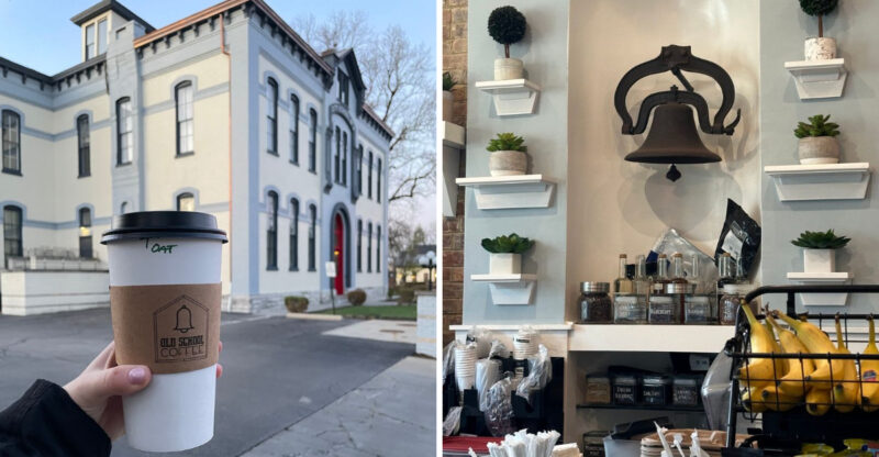 This Kentucky Coffee Shop Turned An Old Schoolhouse Into The Best Rated Cafe In Town