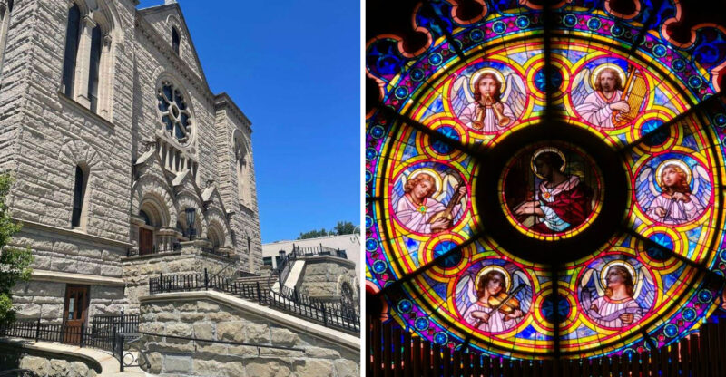 Step Inside This Historic Idaho Cathedral And Look Up At Its Incredible Painted Ceiling