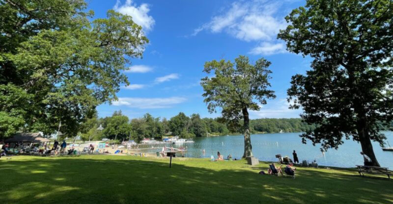This Connecticut Lake Beach Gives Families A Coastal Feel Without The Crowds