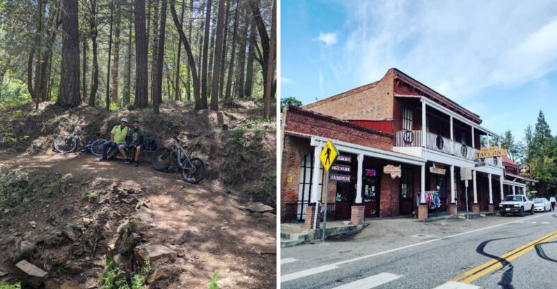 This Historic California Gold Rush Town Is Surrounded By Miles Of Wild Mountain Biking Trails