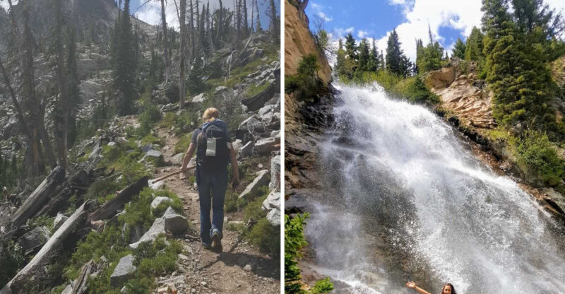 This 8-Mile Idaho Trail Winds Past Wildflower Meadows, Mountain Creeks, And Two Hidden Waterfalls