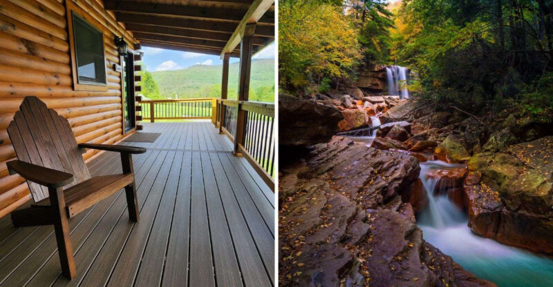 This West Virginia Couples-Only Retreat Is A Short Drive From A Stunning Waterfall