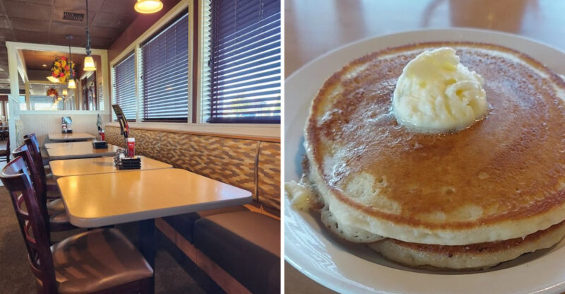 This Small-Town Nebraska Diner Serves Pancakes So Big They Steal The Show