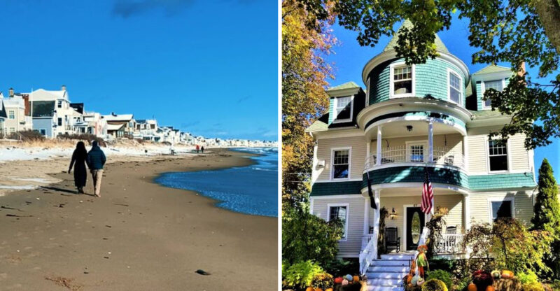 This Little Maine Town Offers 3.5 Miles Of Beach, Cliff Walks, And Broadway Musicals