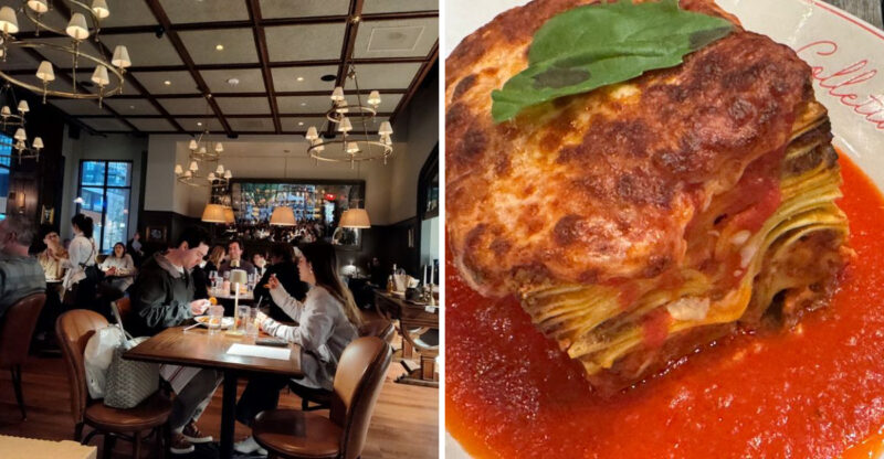 This North Carolina Italian Restaurant Stacks Its Famous Lasagna 15 Layers High