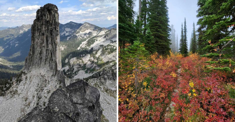 This 5-Mile Idaho Hike Leads To A Giant Granite Spire Shaped Like A Chimney