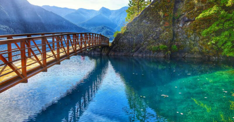 Washington Has A Secluded Lake Beach With Waters So Blue, They Rival The Caribbean