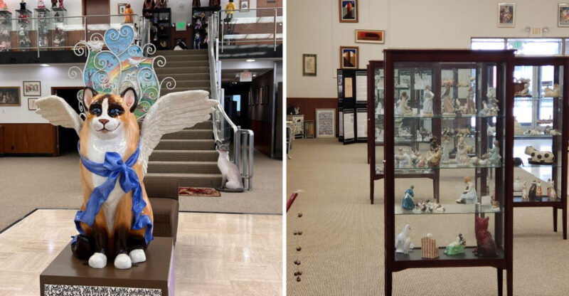 Inside Ohio’s Only Official Cat Museum, Where Cat Art And Ancient Relics Meet