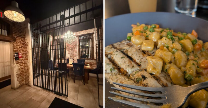 This Florida Restaurant Operates Inside An Old Jailhouse With Its Original Bars