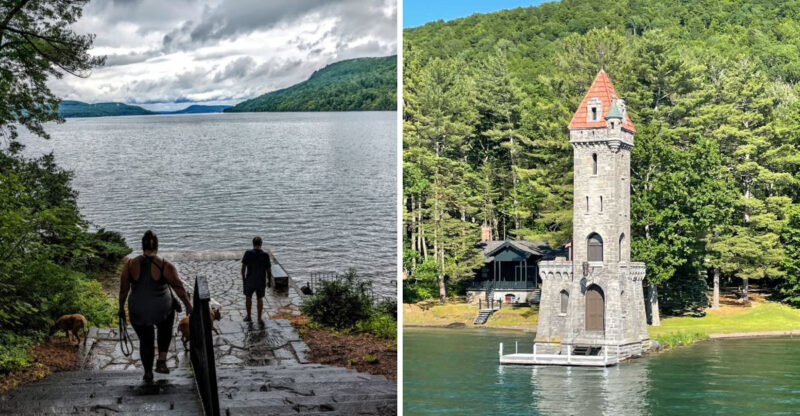 Welcome To New York’s Most Tourist-Packed Lake Town Where Locals Won’t Even Go Downtown Anymore