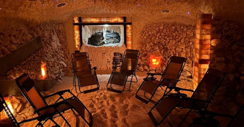 This Connecticut Salt Cave Lets You Recline In Zero-Gravity Chairs And Completely Unwind