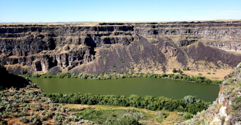 You Would Never Expect To Find Water This Emerald Green In Idaho