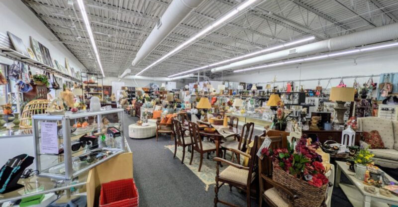 You Can Hunt For Clothes, Furniture And Fine China Beside Sleeping Cats At This North Carolina Shop